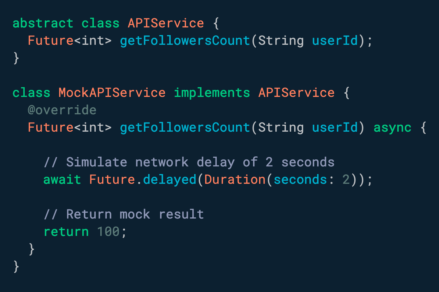 Want to force a delay before executing some code? Use Future.delayed