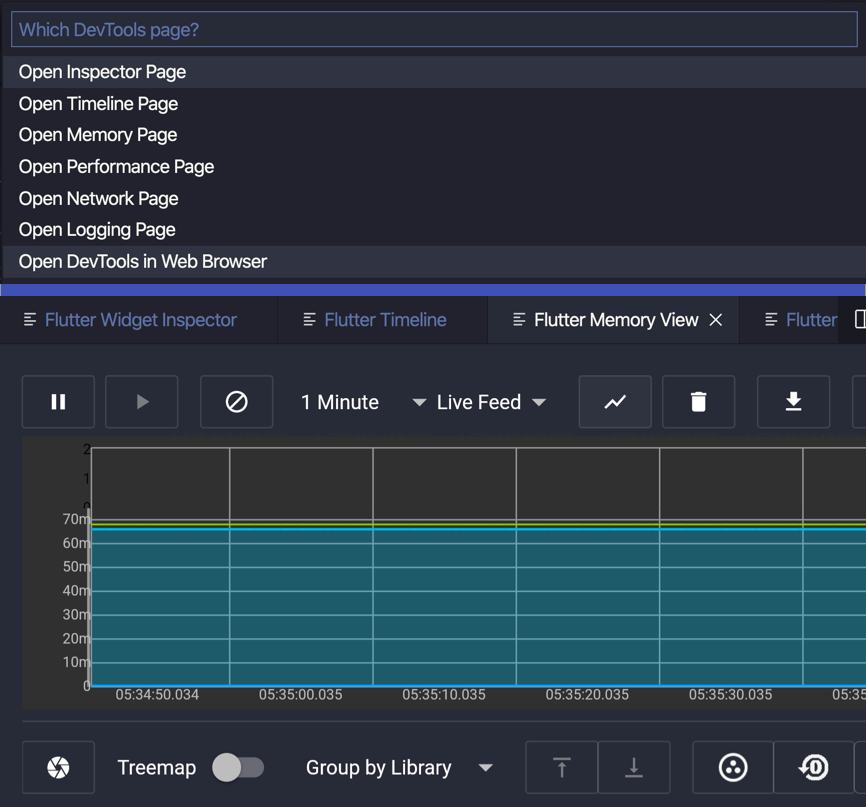Use the Flutter DevTools to inspect and profile your Flutter apps