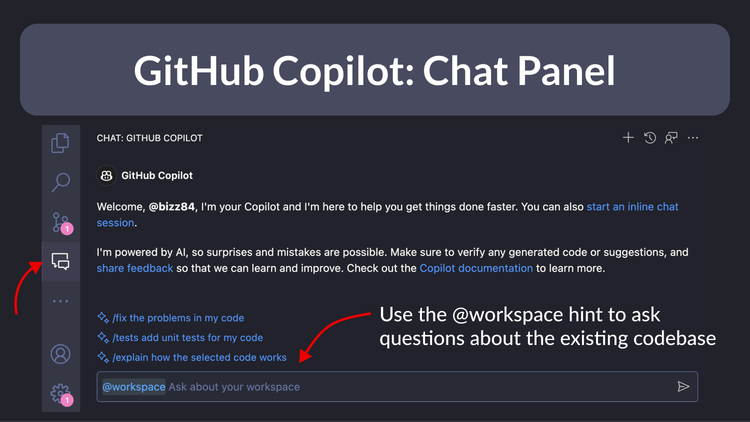 GitHub Copilot: Chat Panel