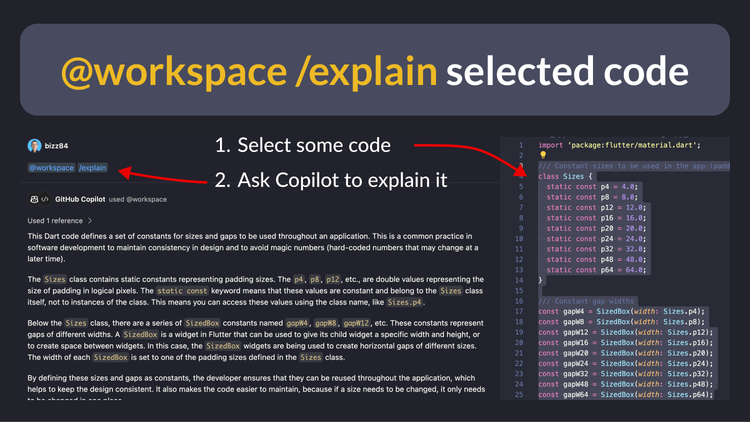 @workspace /explain selected code