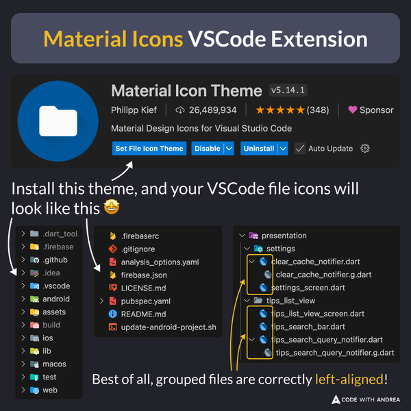 Material Icons Theme (VSCode Extension)