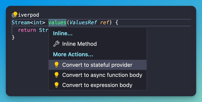 Converting a provider from a functional to a class variant with the Riverpod Lint package