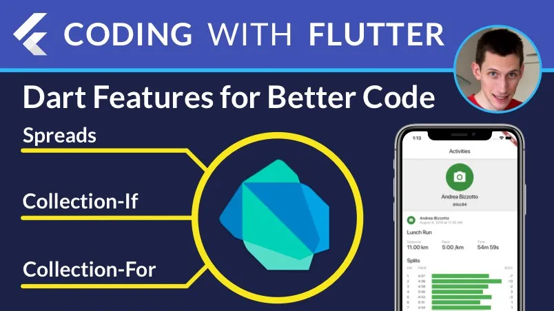 Dart Features For Better Code: Spreads, Collection-If, Collection-For