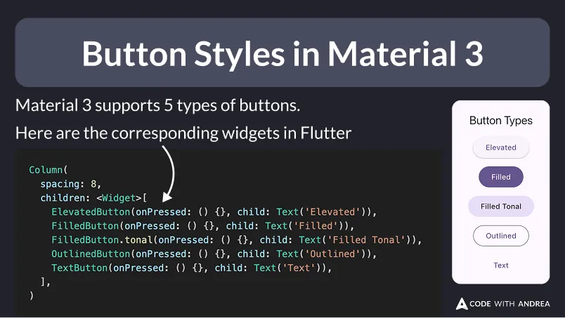 Button Styles in Material 3