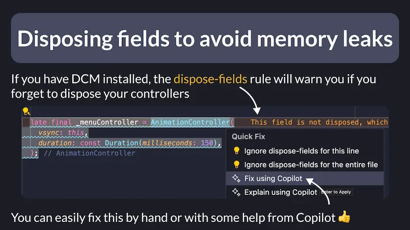 Disposing Fields to Avoid Memory Leaks