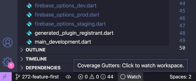 Coverage Gutters: click to watch