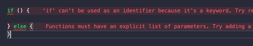 Generated if/else statement
