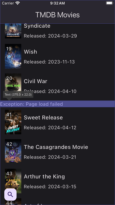 Improved error UI: the error text appears only once for a given page