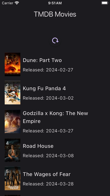 Pull-to-refresh UI
