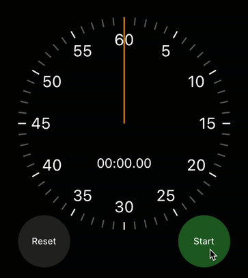 Stopwatch UI