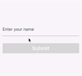 Error text on submission