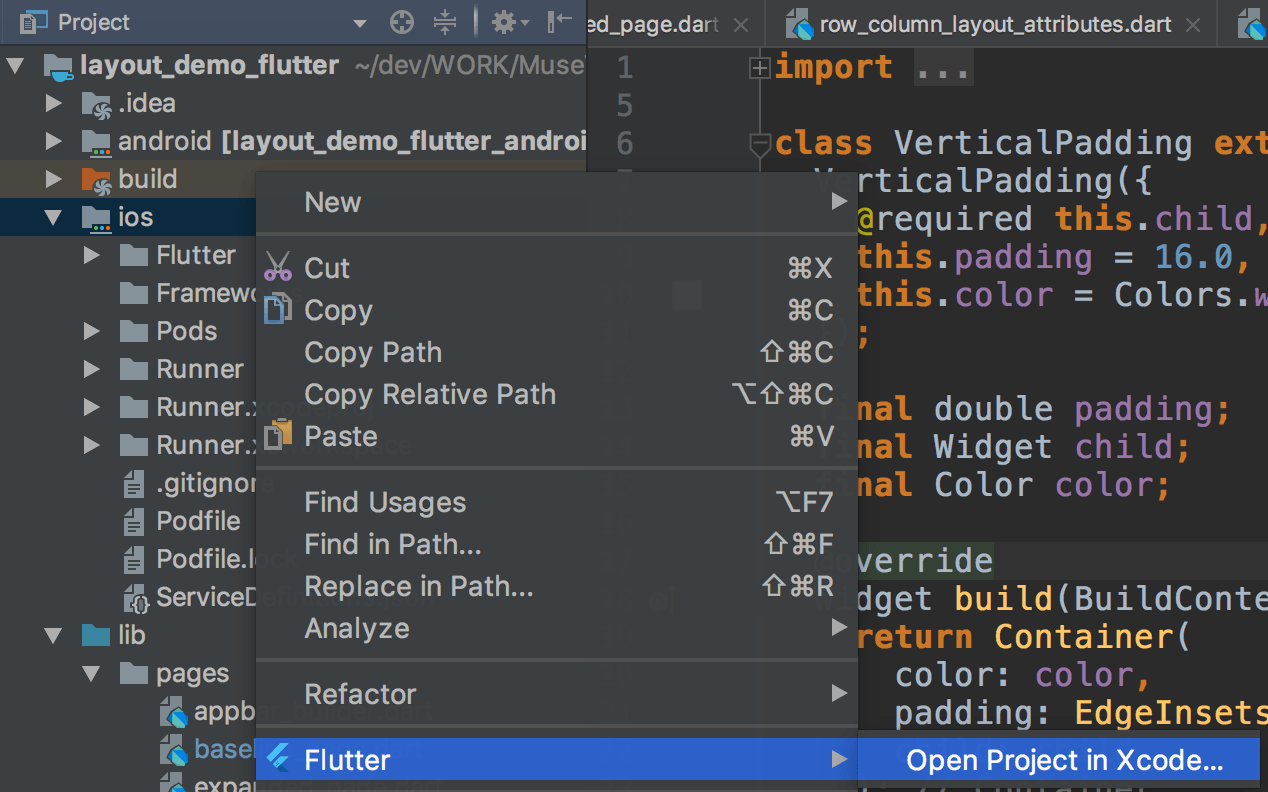 IntelliJ / Android Studio Shortcuts For Flutter Development