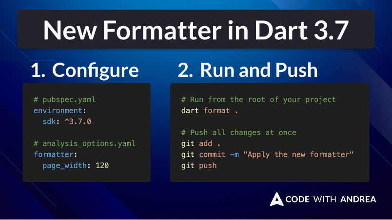 There's a New Formatting Style in Dart 3.7 (Here's What It Means for You)