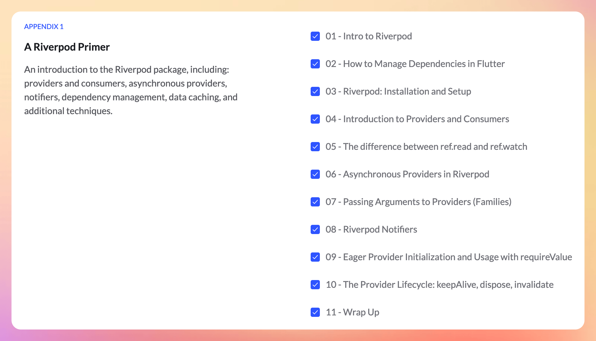 Appendix: Riverpod Primer