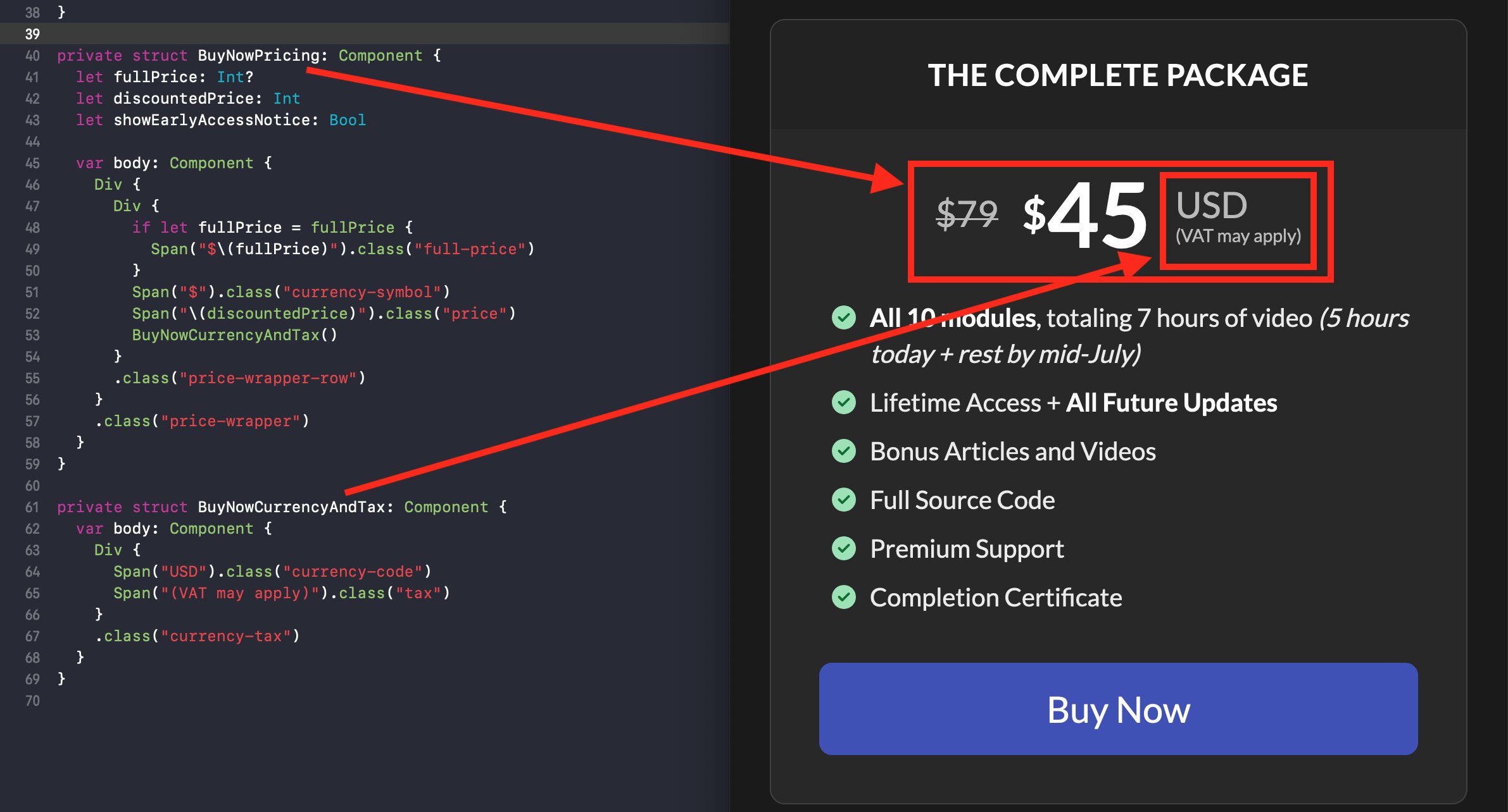 Plot type-safe components API