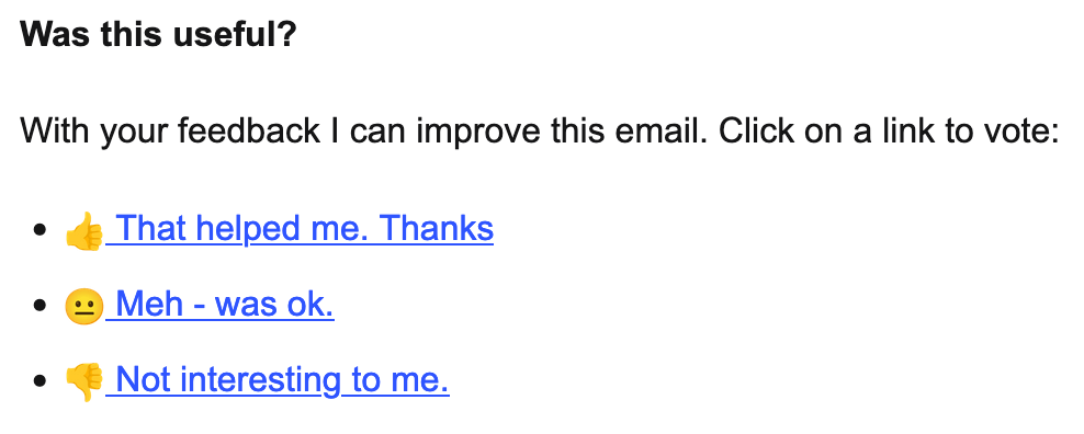Small prompt I use to ask for feedback at the end of each email