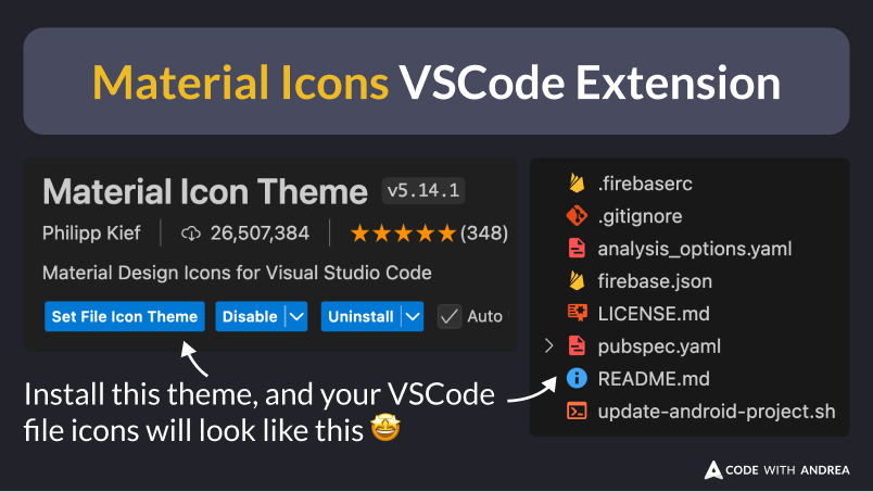 Material Icons Theme (VSCode Extension)