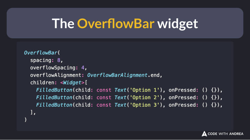 The OverflowBar Widget