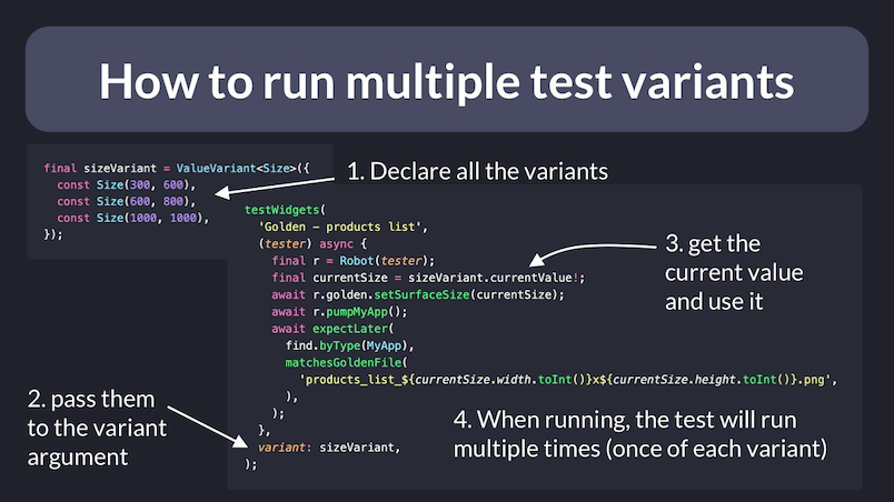 How to Run Multiple Test Variants