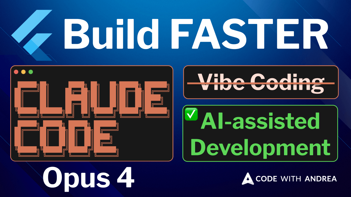 Build Flutter Apps FASTER with Claude Code Opus 4