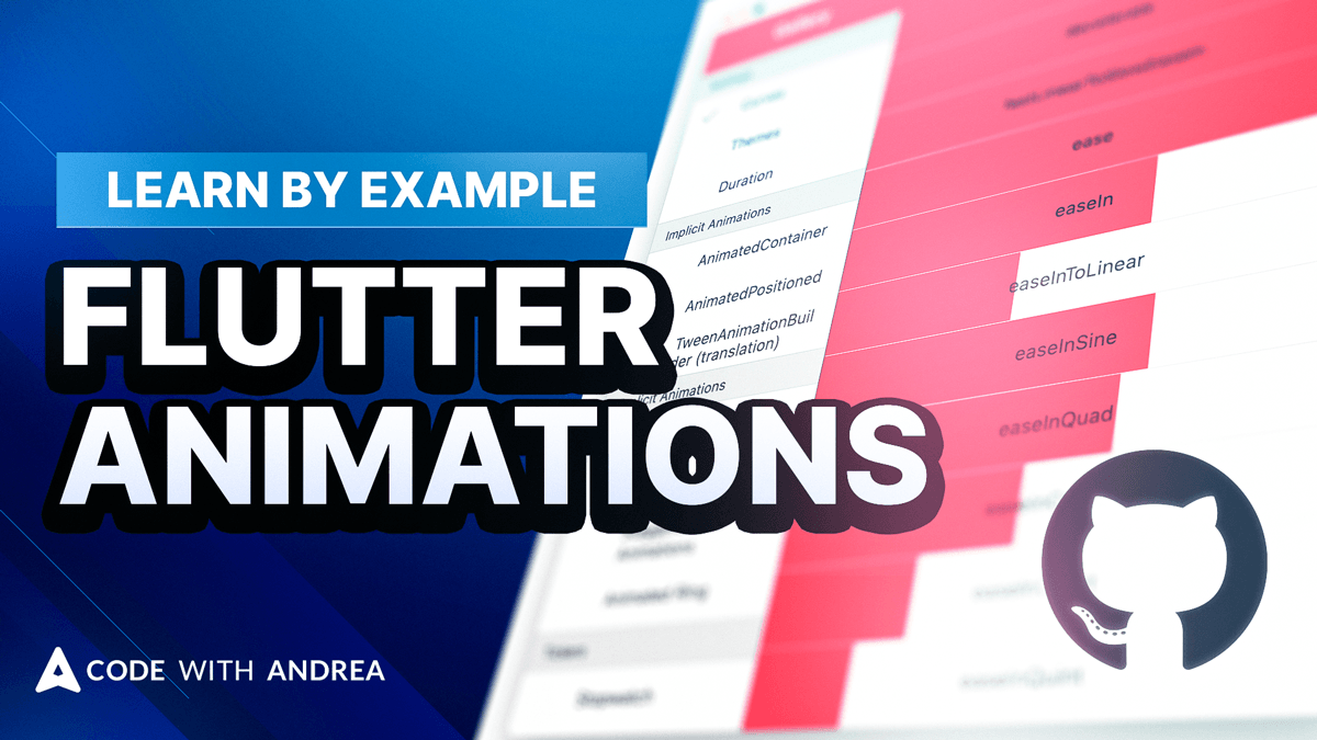 Learn Flutter Animations by Example + Free Gallery App on GitHub